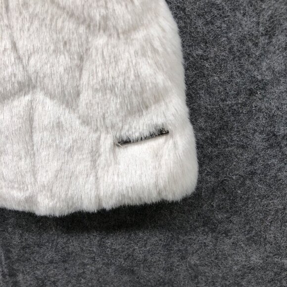 Mayoral Girls 2T Faux Fur Vest Shrug Beige Sleeveless Jacket Formal Party - Picture 5 of 8